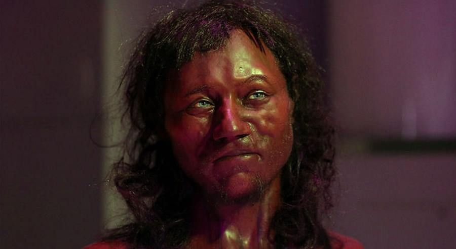 The prehistoric Briton was dark-skinned and had blue eyes
