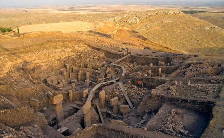 Carved human skulls found at world’s oldest temple